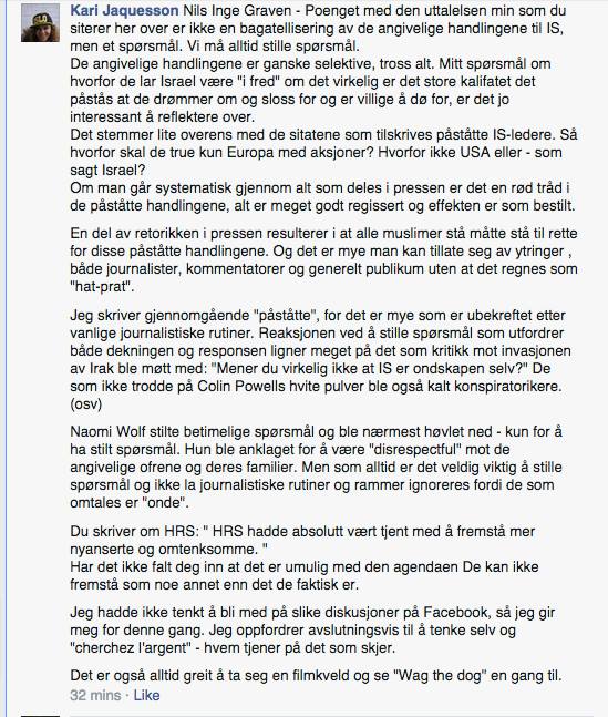 Konspirasjonskari i fritt trav