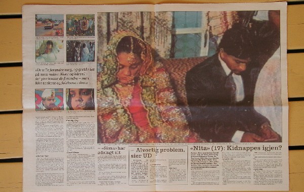 Norges første sak om tvangsekteskap i media i nyere tid, den såkalte Sima-saken i Dagbladet 8.november 1992. "Sima" ble tvangsgiftet med en tremenning i Kashmir, kun 18 år gammel.