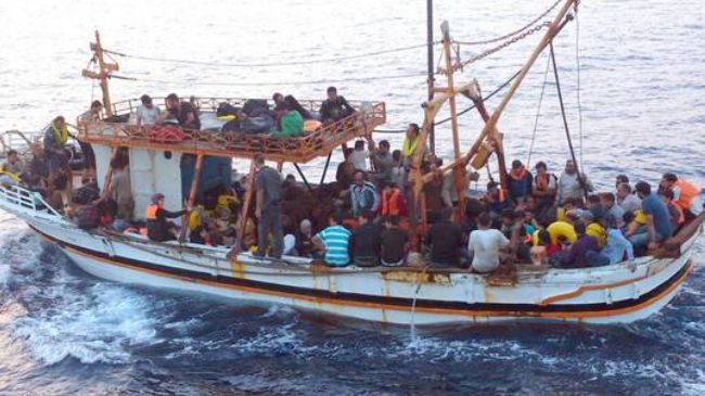 Syriske båtflyktninger