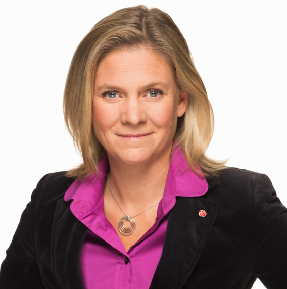 Finansminister i Sverige, Magdalena Andersson (S)