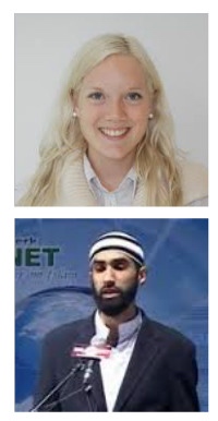 Aina Stenersen og Fahad Qureshi.