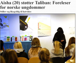 Niqab: Respektløst og ekshibisjonistisk