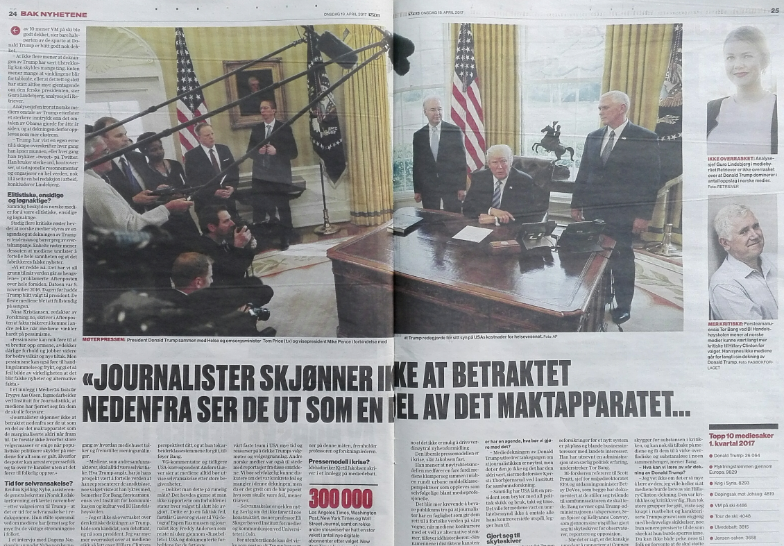 Selvransakelse i pressen