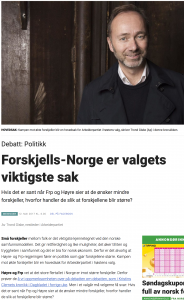 Kamp mot forskjells-Norge