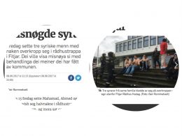 Misnøyde syrere demonstrerte i naken overkropp