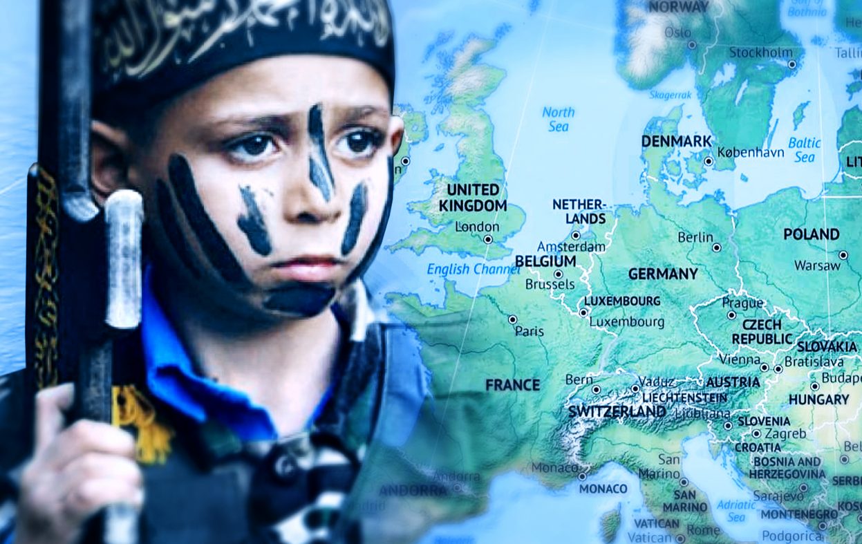 Trener barn i Europa til å bli terrorister