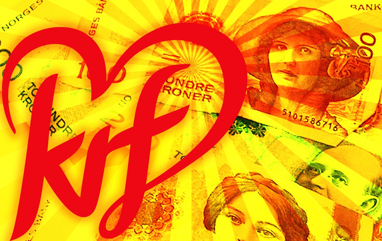 KrF leker med pengene dine for å ydmyke FrP