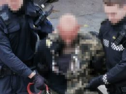 Her blir han pågrepet