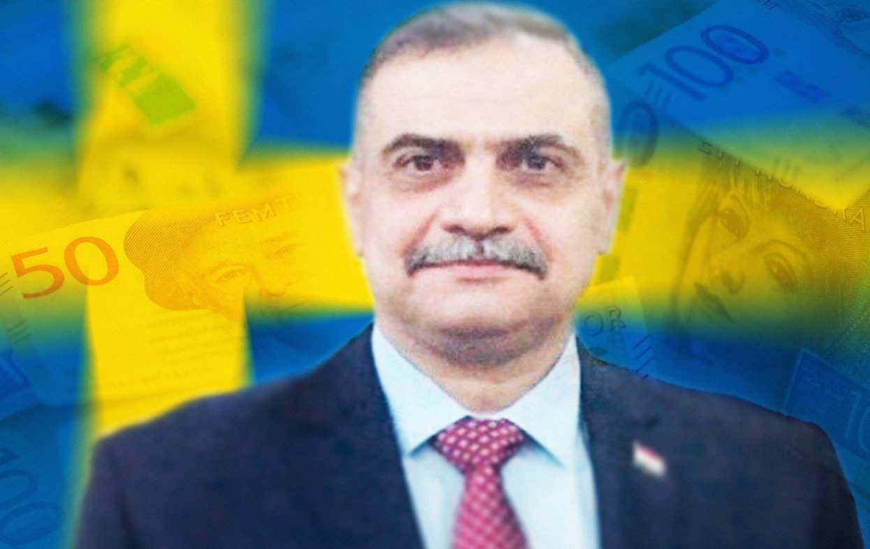 Iraks forsvarsminister snylter på svenske skattebetalere