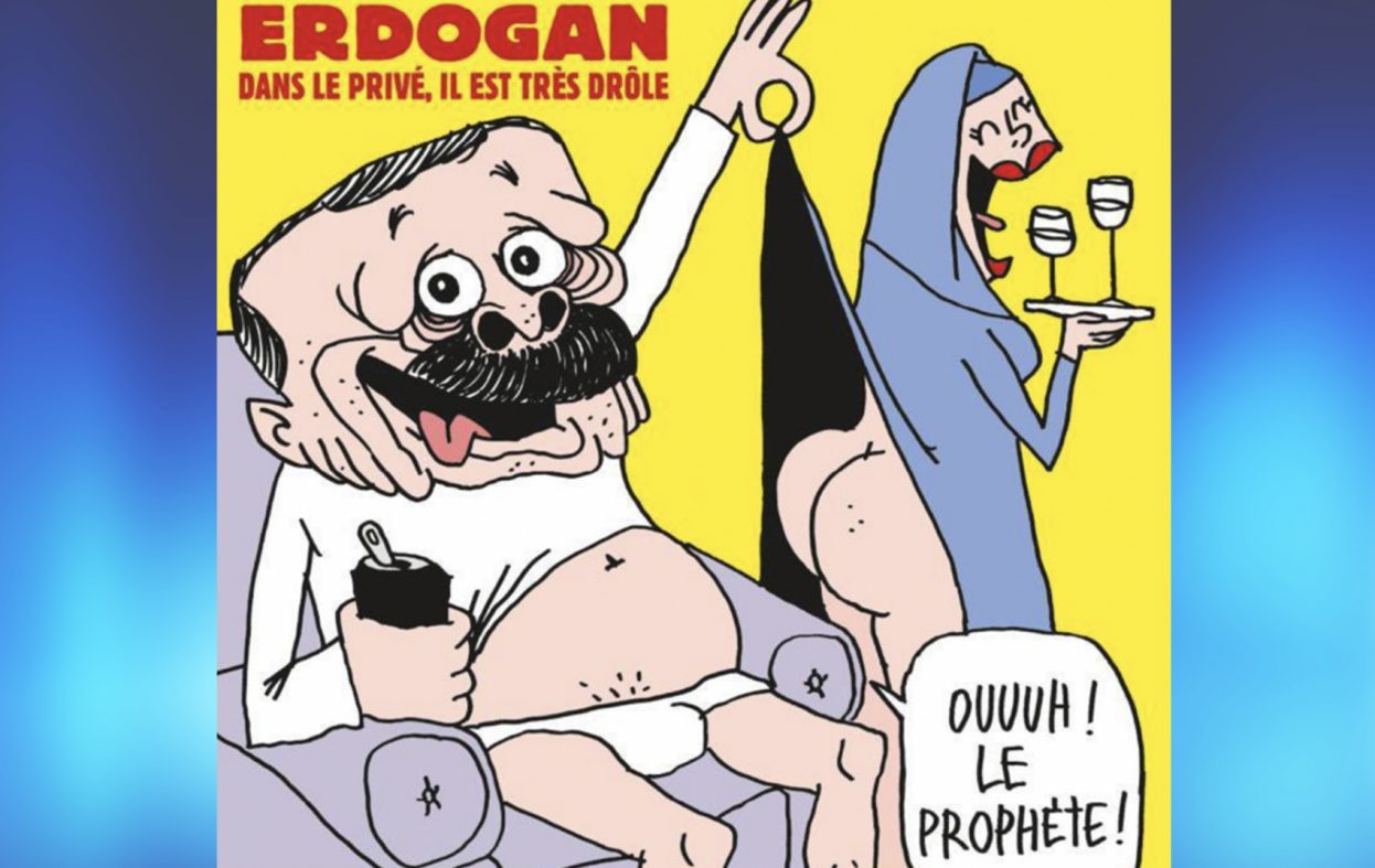 Charlie Hebdo «svarer» Tyrkias president Erdogan