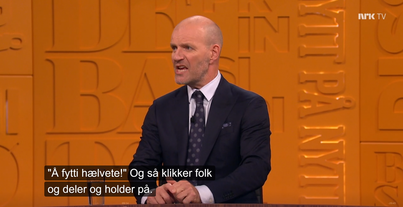 NRK vil skremme folket til taushet