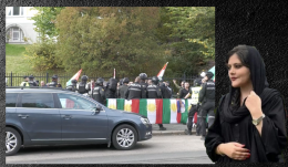 Voldsomme opptøyer ved den iranske ambassaden i Oslo
