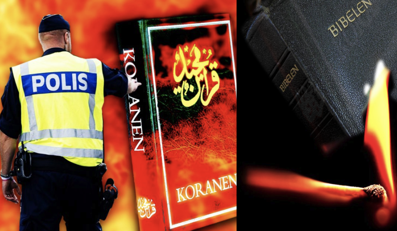 Sverige: Lov å brenne bibelen, men ikke koranen