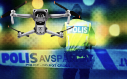 Overvåker Stockholm med droner