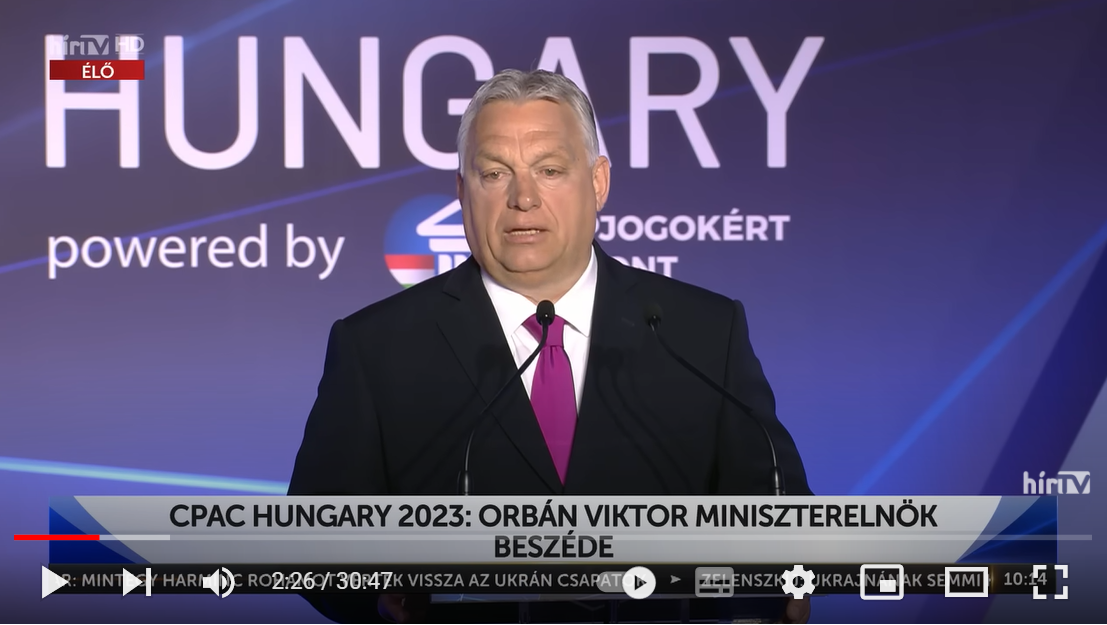 Statsminister Orban: Til kamp for å bevare Vesten og vår frihet