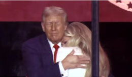 For en latterlig posering om Trumps tale