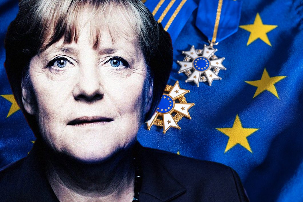 EUs æresmedalje til Merkel: et tegn på Europas knefall
